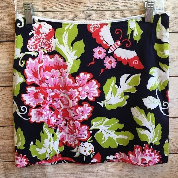 C K BRADLEY NEW YORK FLORAL SKIRT‎ - Picture 2 of 5